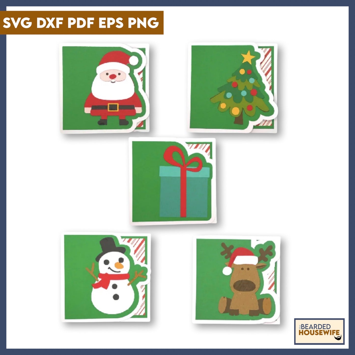 christmas side edge card bundle