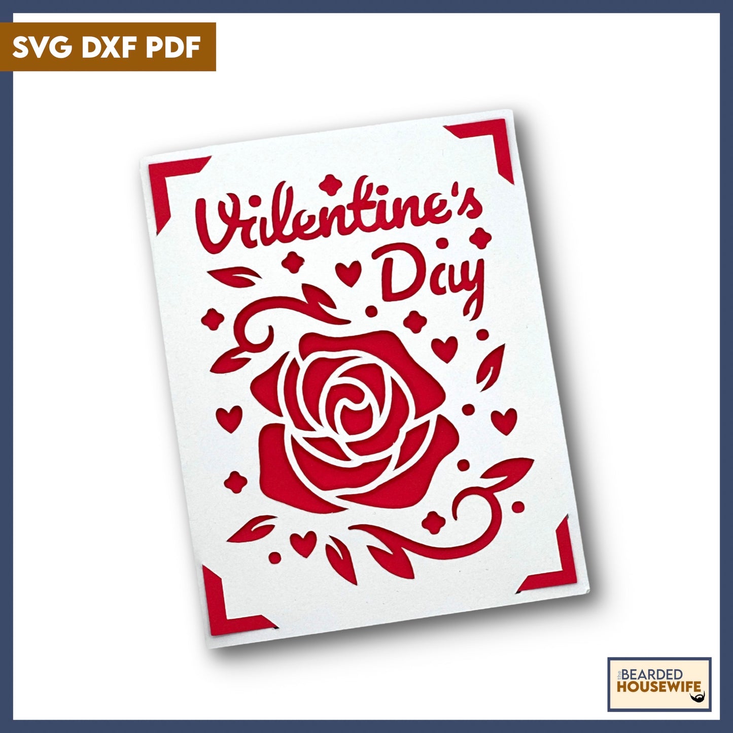 valentine flowers insert card