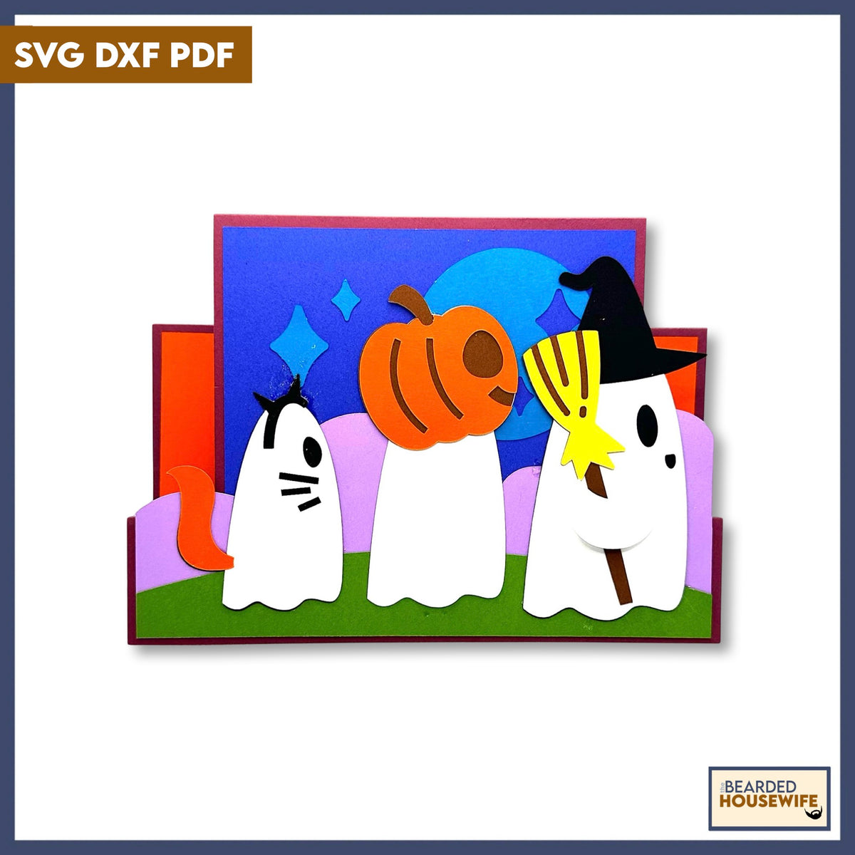 trick or treat stepper card