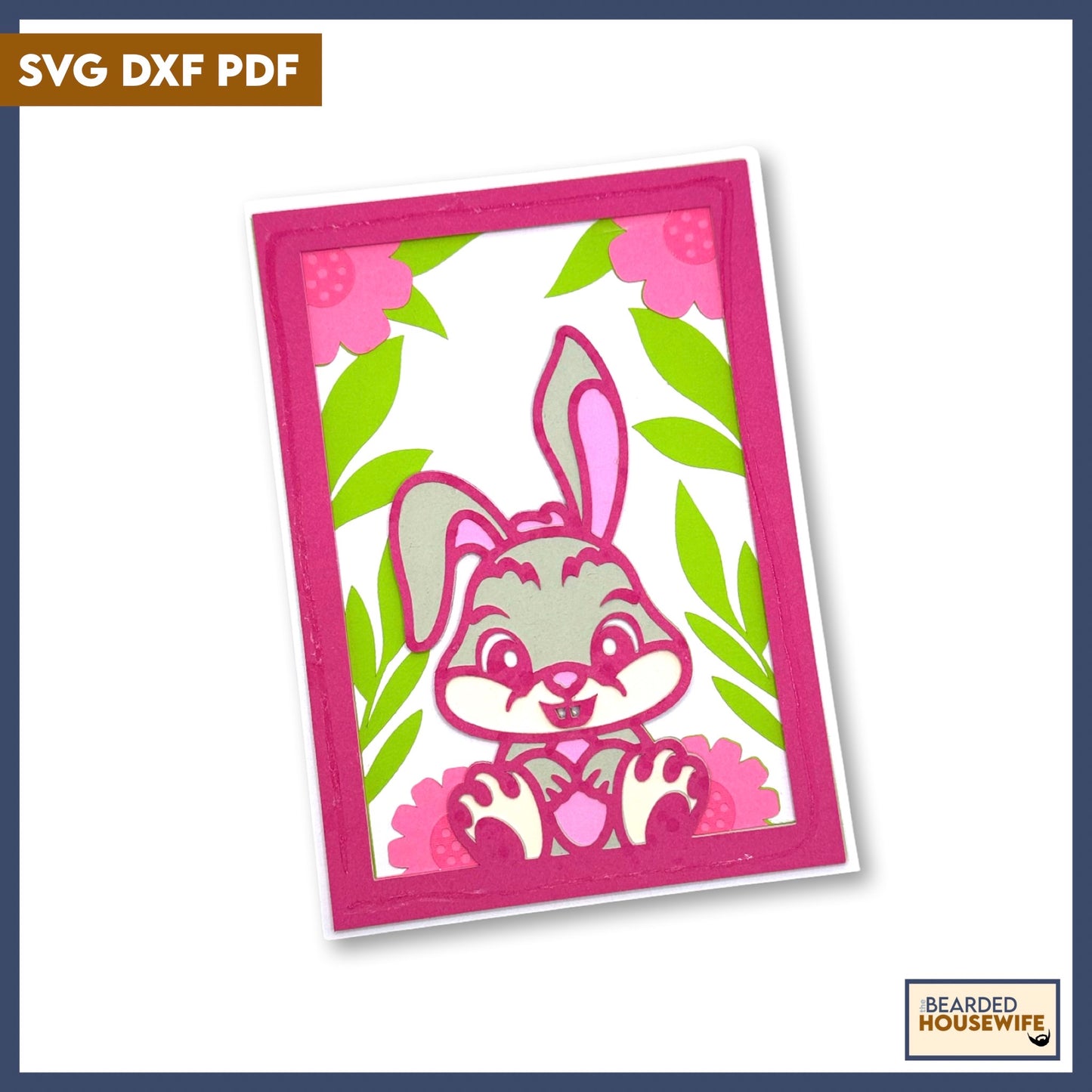 little bunny layered card