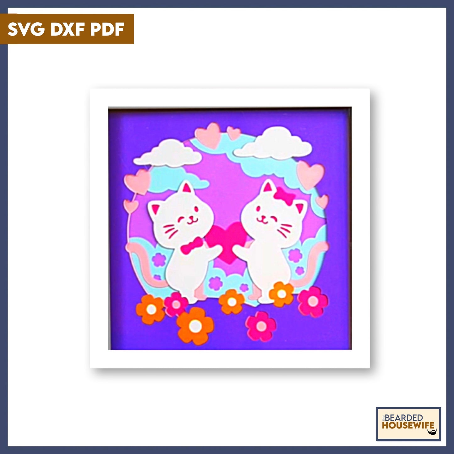 meow darling shadow box
