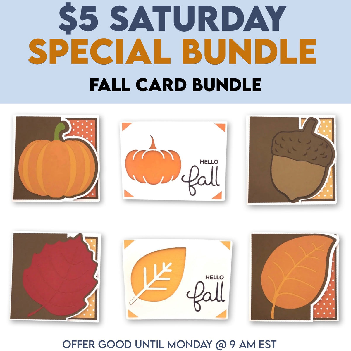 fall card bundle