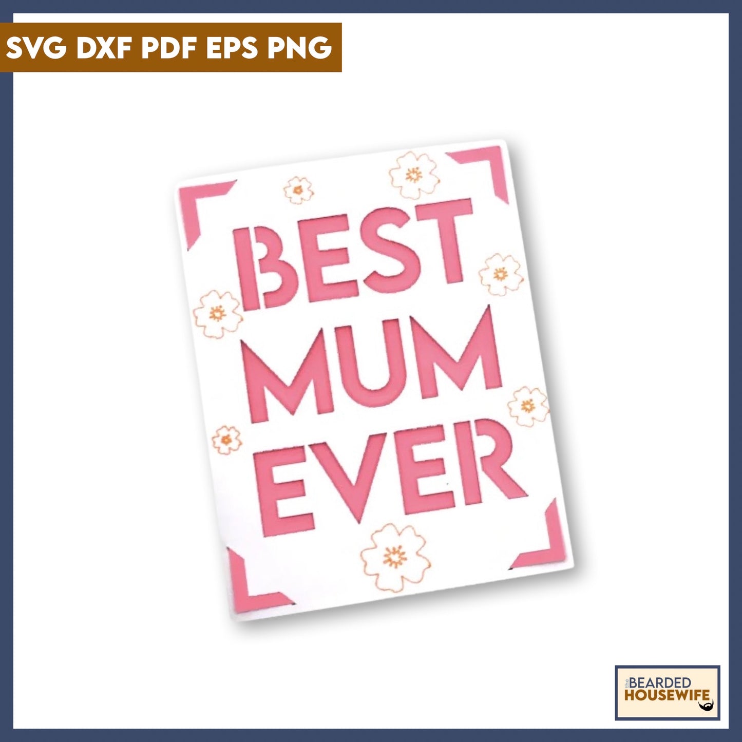 best mum ever insert card