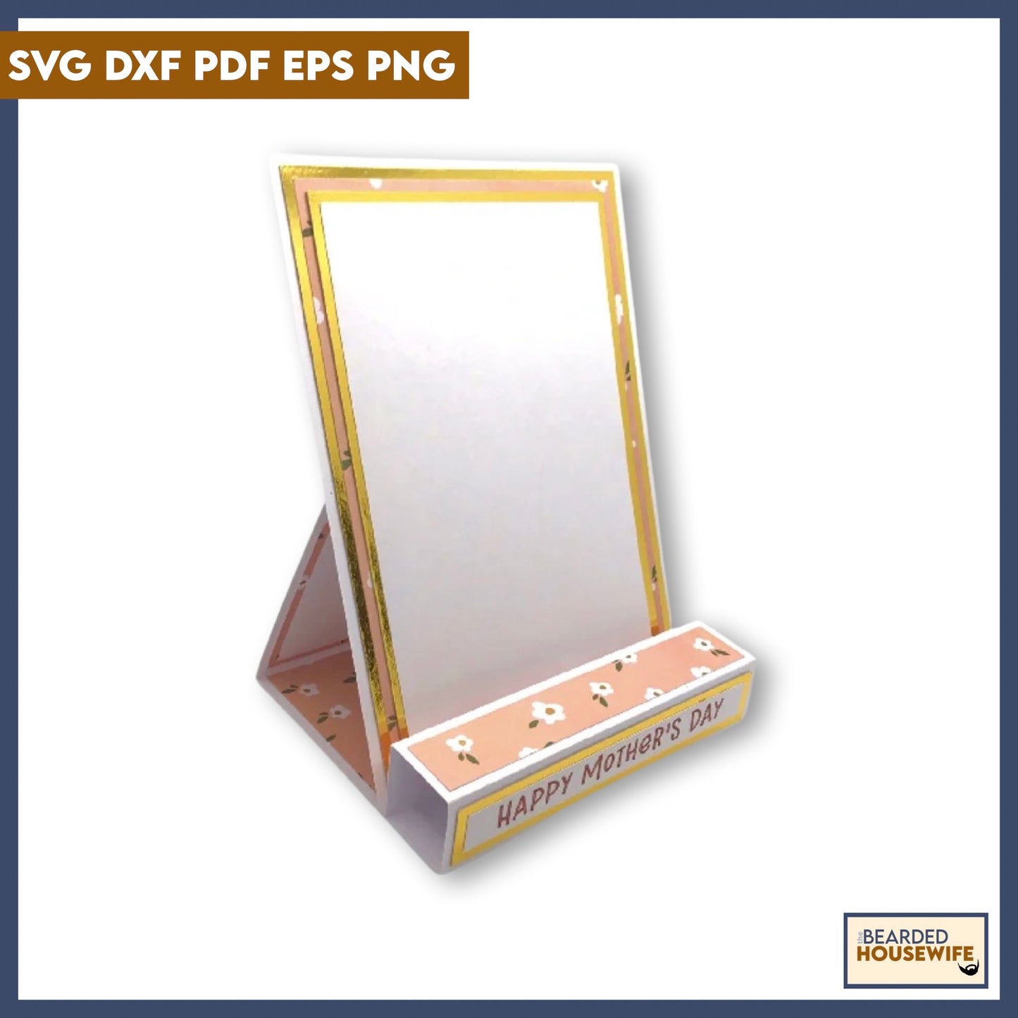 mothers day photo easel card