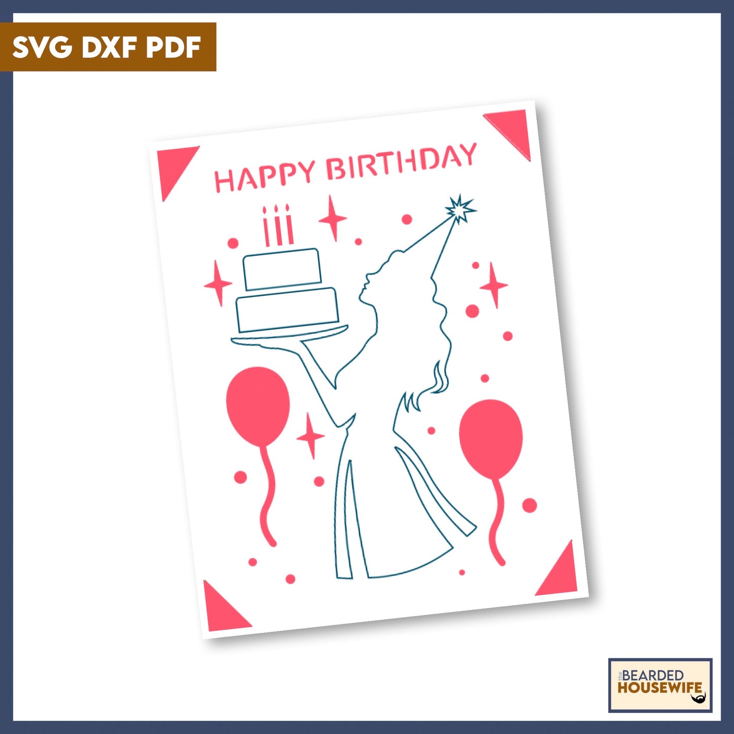 time for birthday cake insert cards