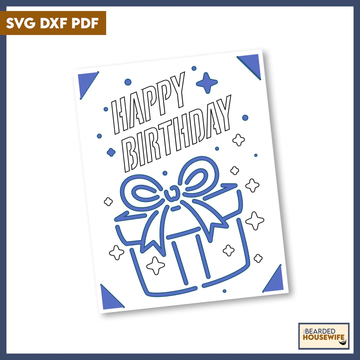 birthday present insert card