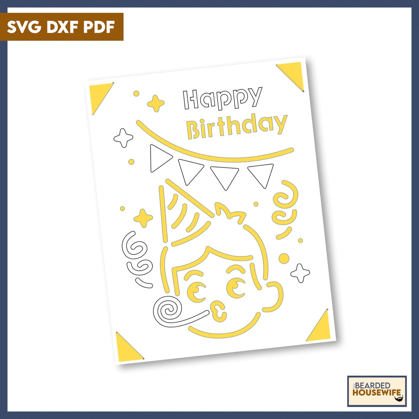 birthday boy insert card