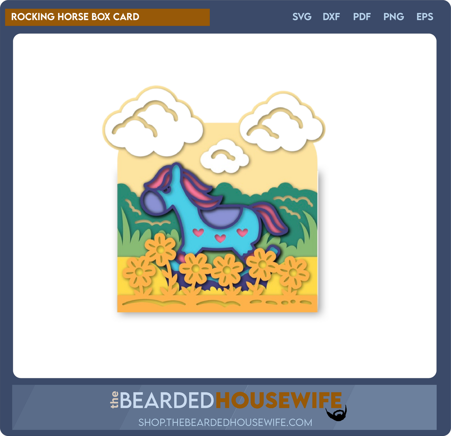 Rocking Horse Box Card