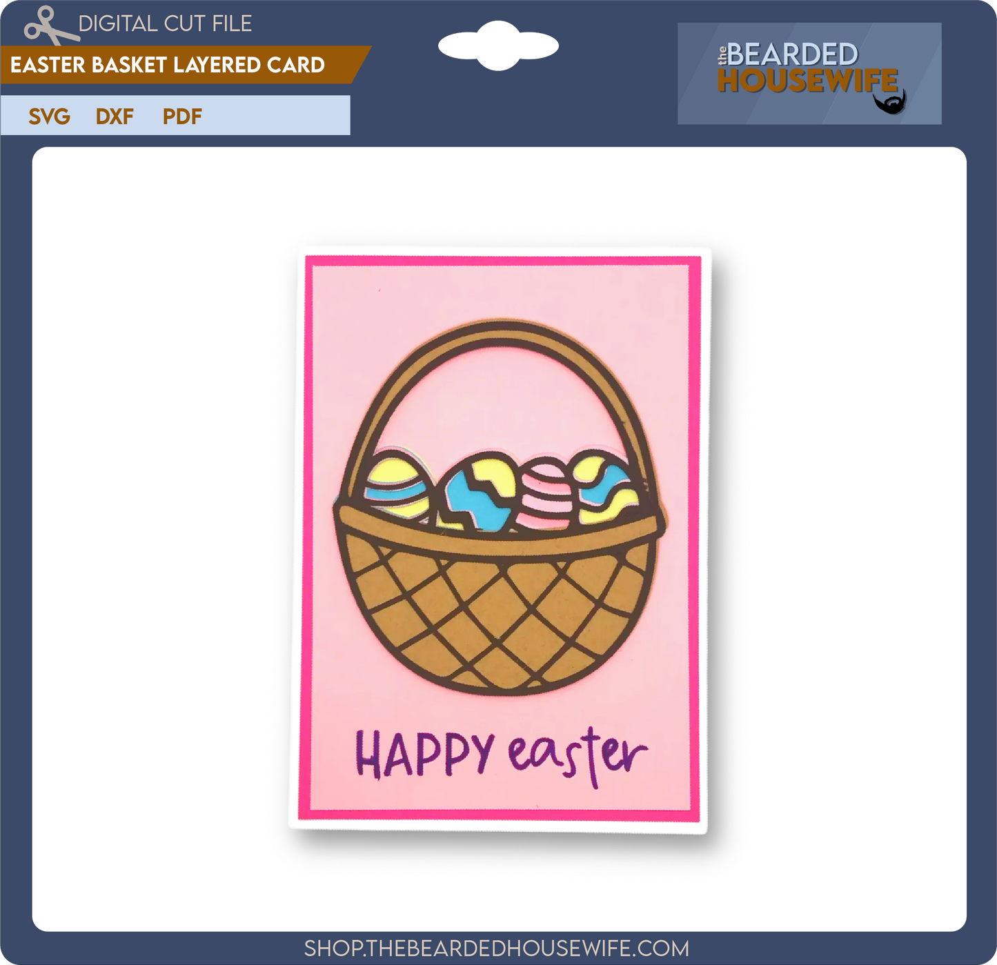 Easter Basket Layered Card