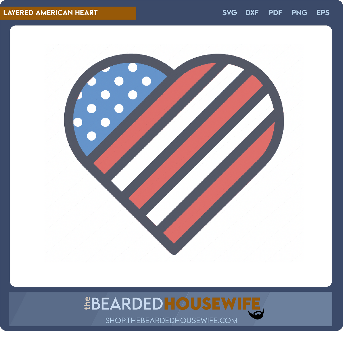 Layered American Heart