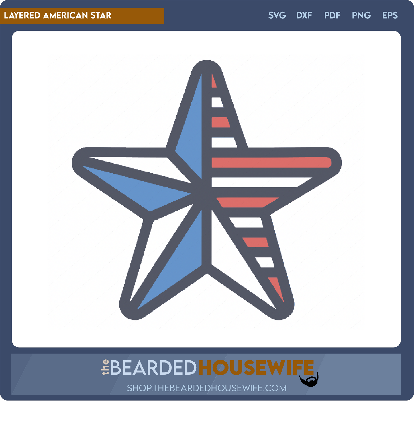 Layered American Star