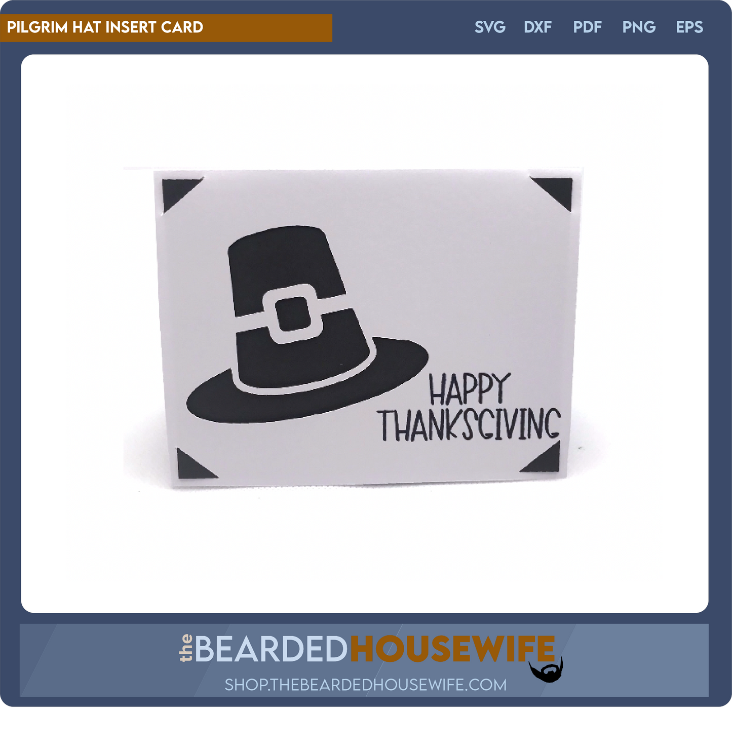 Pilgrim Hat Insert Card