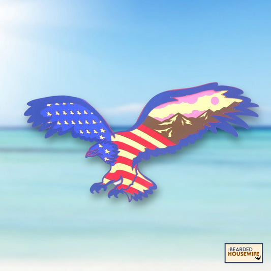 American Eagle Layered Paper Craft