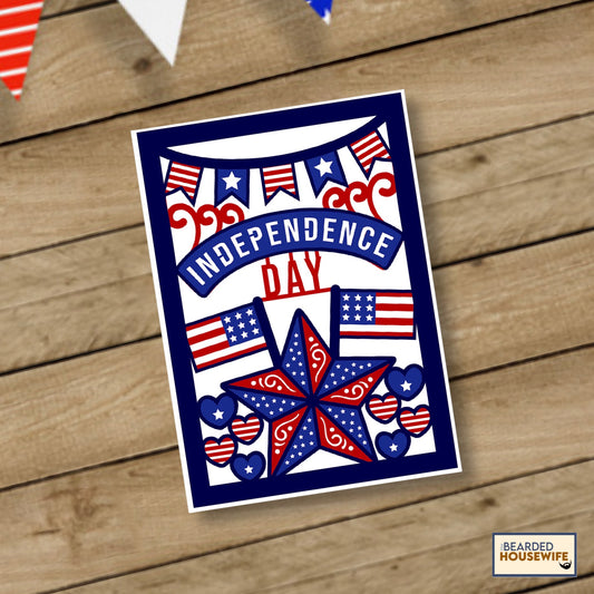 Independence Day Layered Card