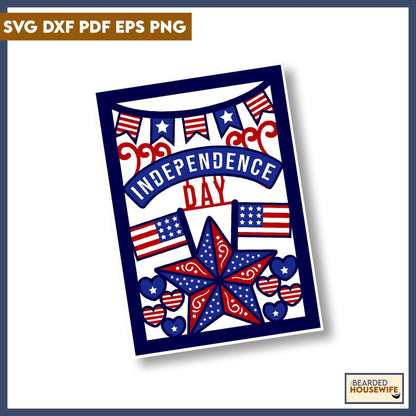 Independence Day Layered Card