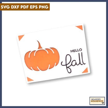 Pumpkin Insert Card