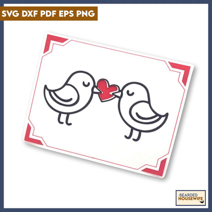 Love Birds Insert Card