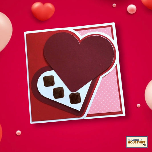 Box Chocolate Valentine SIde Edge Card