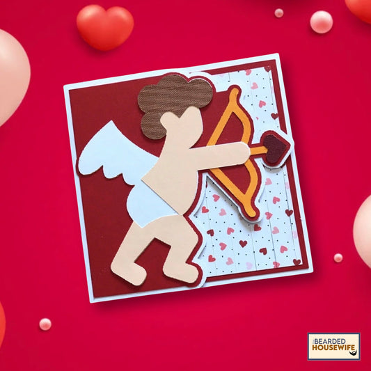 Cupid Valentine SIde Edge Card