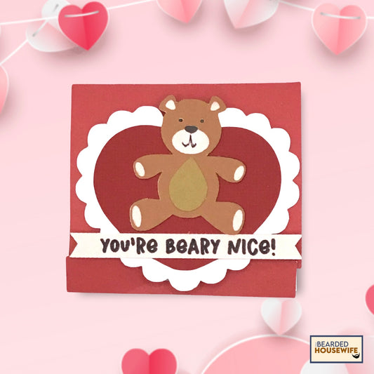 Bear Valentine Treat Holder