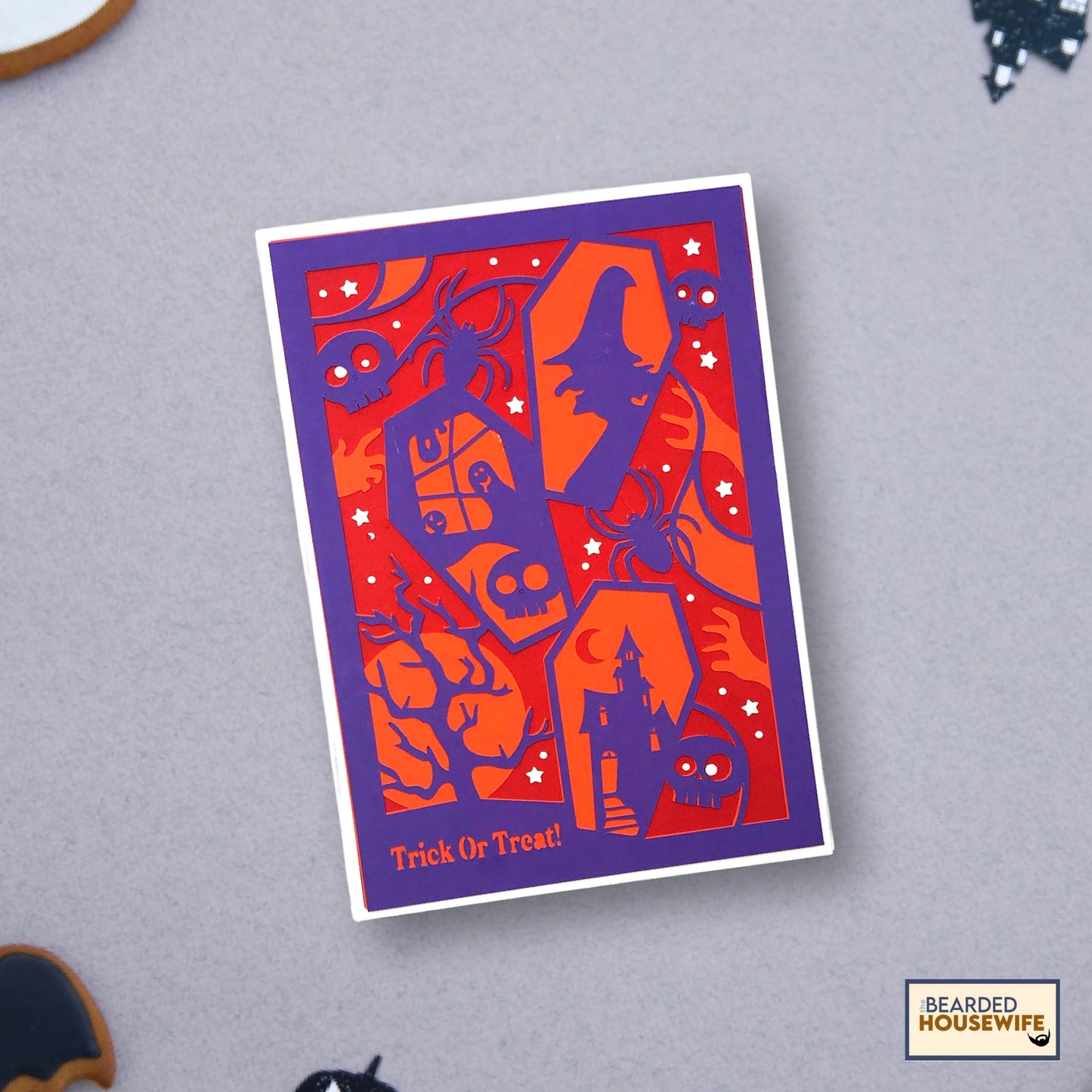 Halloween Silhouette Layered Card