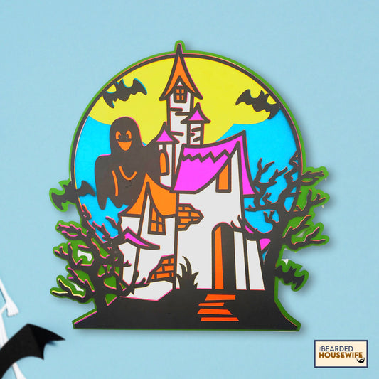 Haunted House Layered Paper Craft