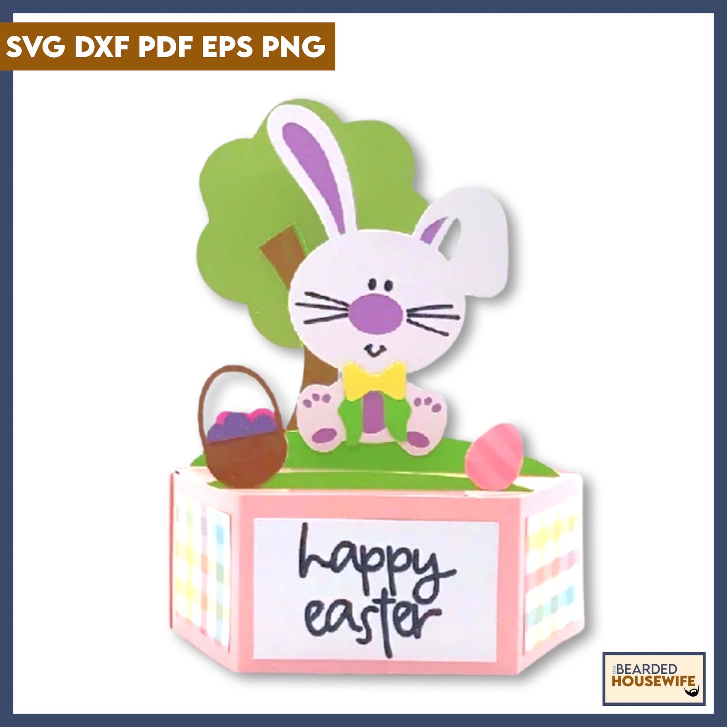 Easter Bunny 360 Box Card