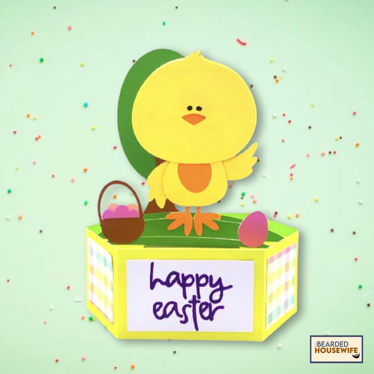 Easter Chick 360 Box Card