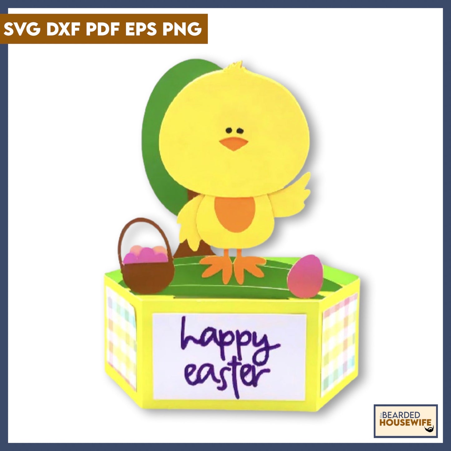 Easter Chick 360 Box Card