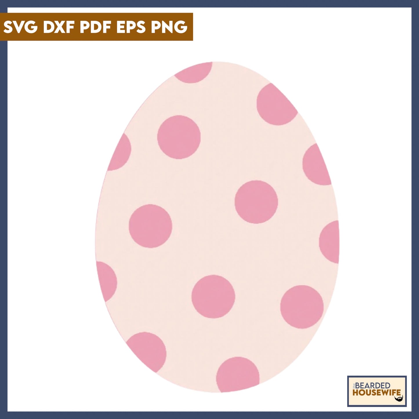 Polka Dot Easter Egg