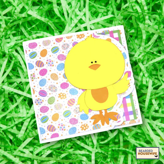 Easter Chick Side Edge Card