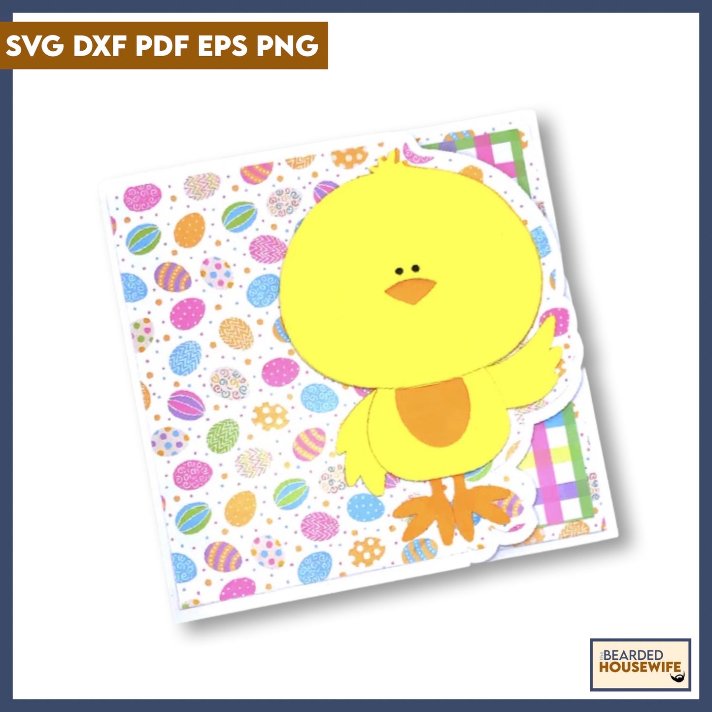 Easter Chick Side Edge Card