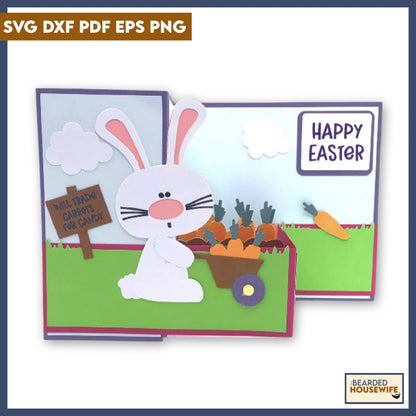 Easter Bunny Z-Fold Card