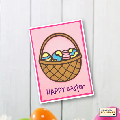 Easter Basket Layered Card