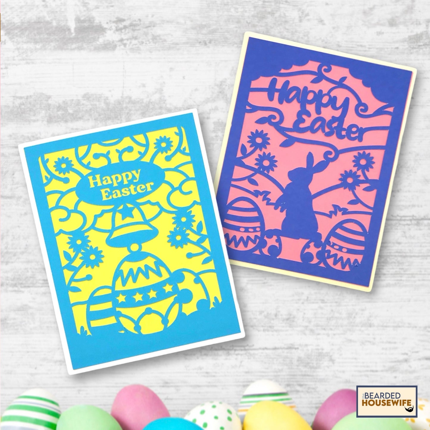 Happy Easter Layered Cards