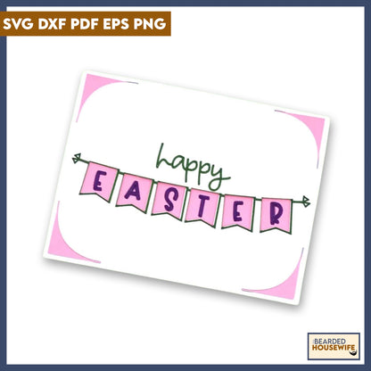 Easter Bunting Insert Card