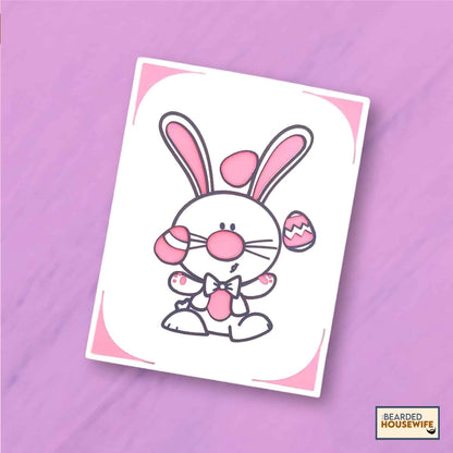 Easter Bunny Insert Card