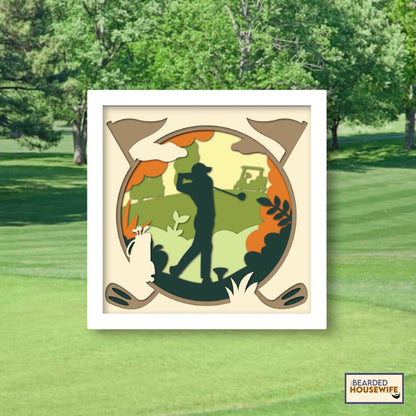 Golf Shadow Box