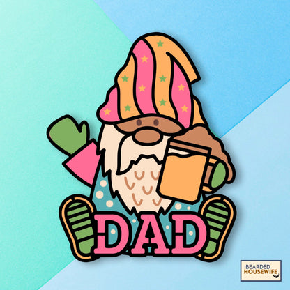 Dad Gnome Layered Paper Craft