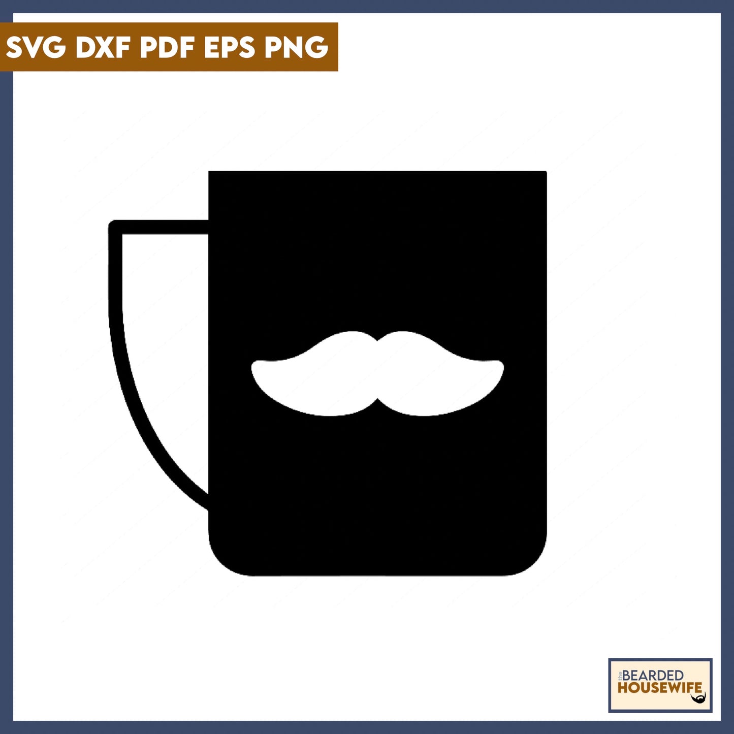 Mustache Mug