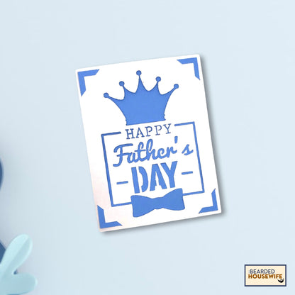 Father's Day Crown Insert Card