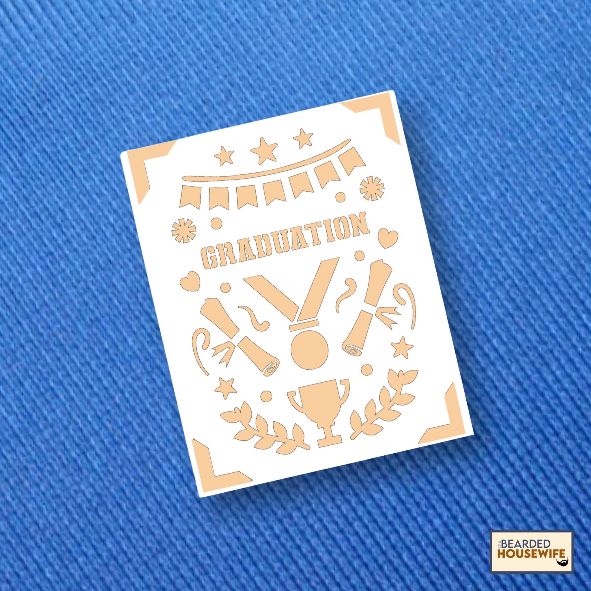 Graduation Picture Insert Graduation Insert Card – The Bearded Housewife