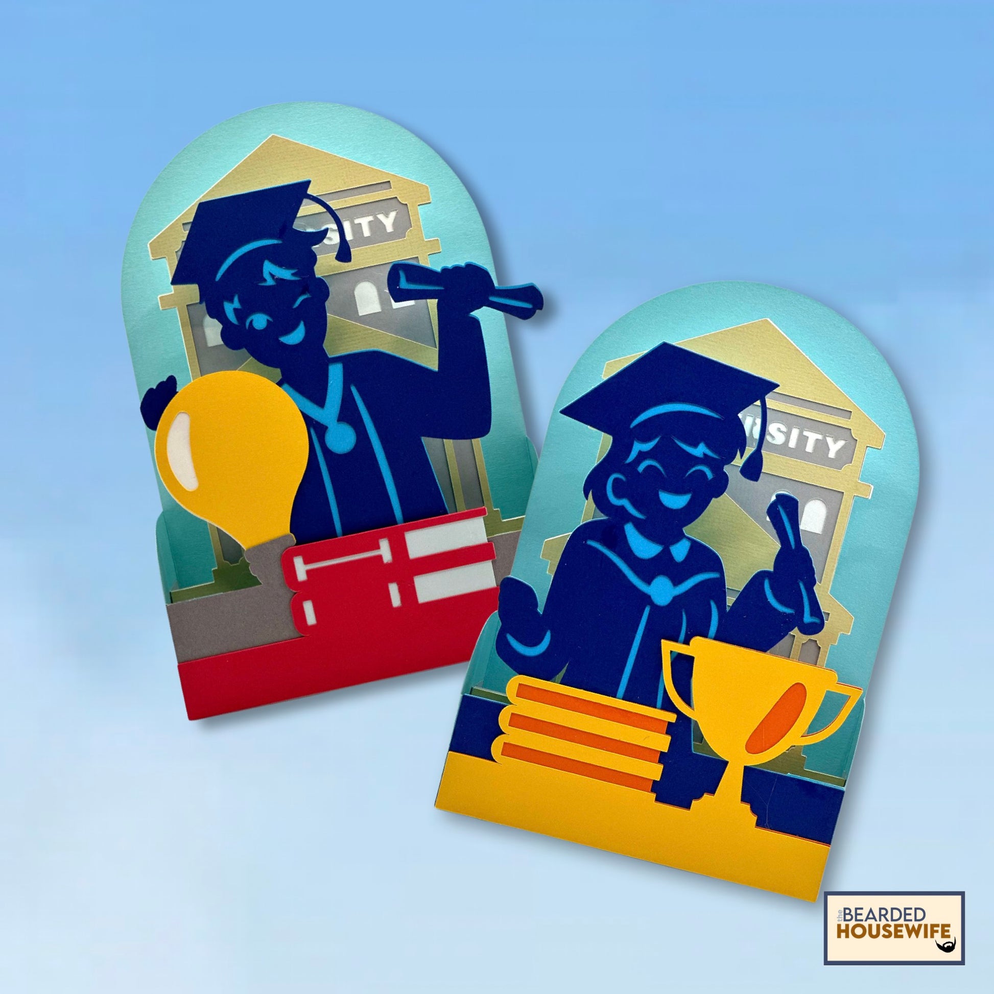 graduation box cards