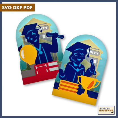 graduation box cards