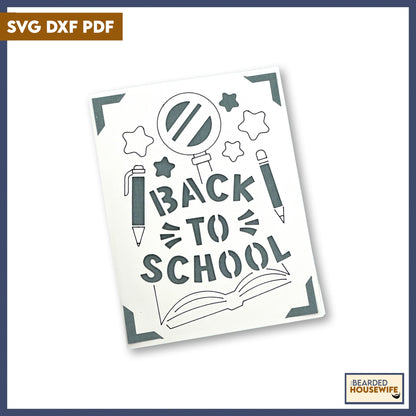 back to school insert card