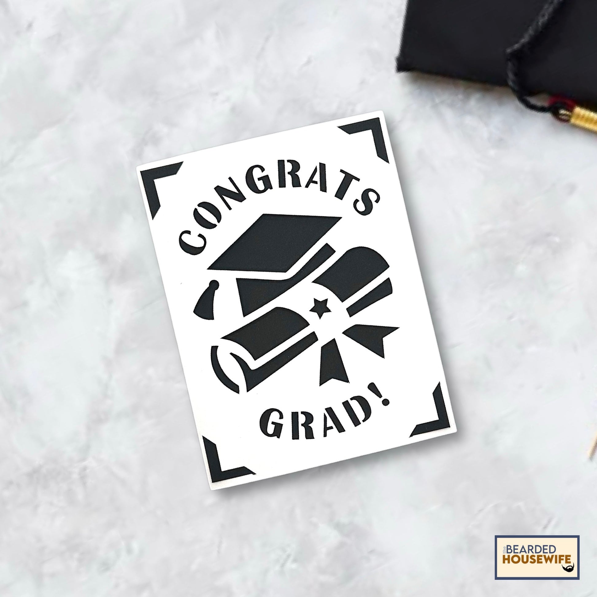 congratulations grad insert card