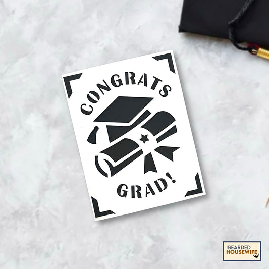 congratulations grad insert card