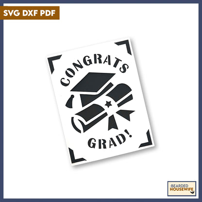 congratulations grad insert card