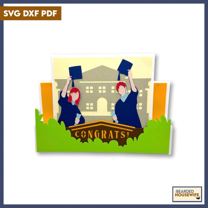 congrats stepper card