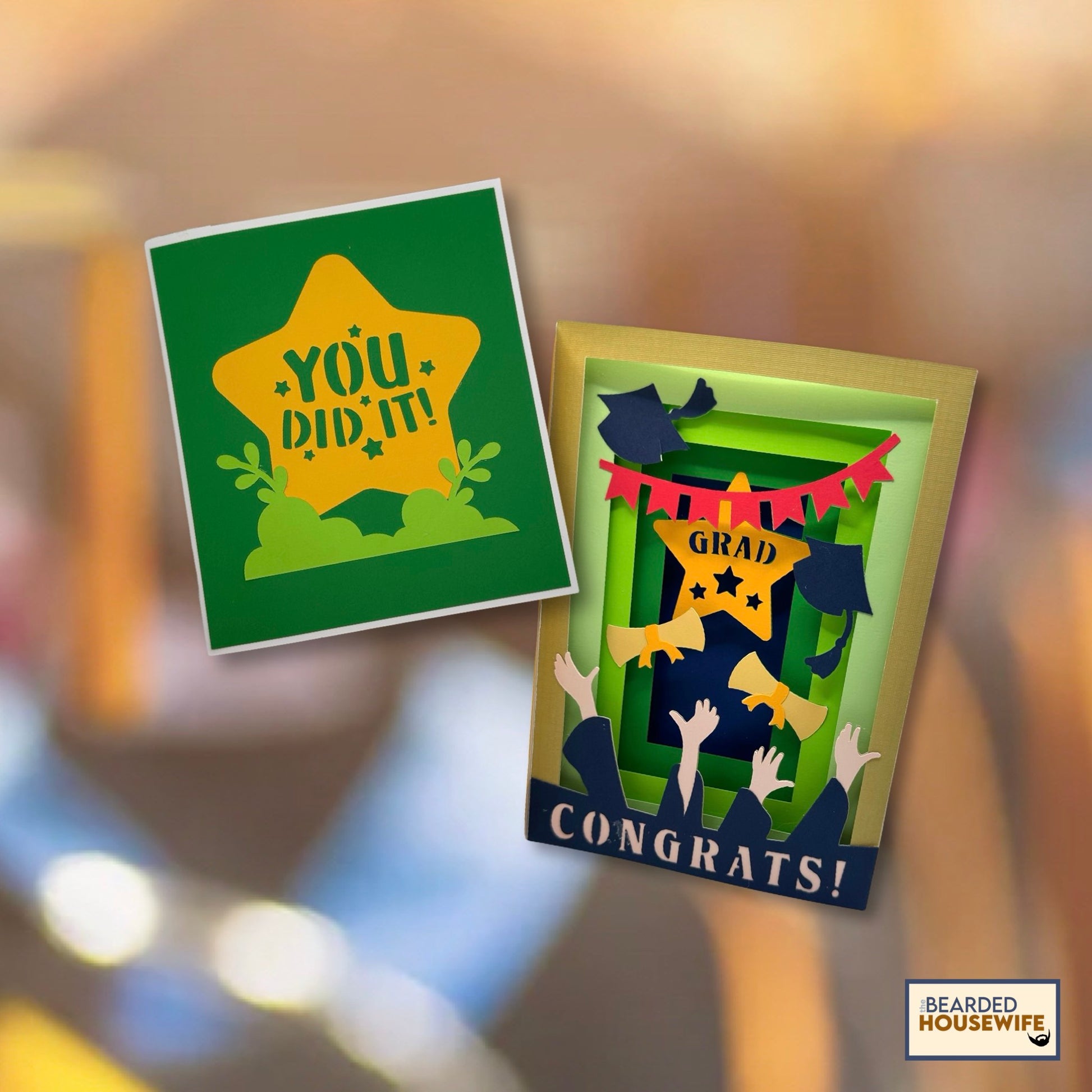 congrats grad tunnel card